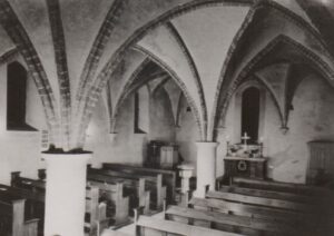 Kirchenschiff der Buckower Dorfkirche vor 1964